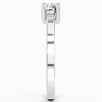 0.62 Carat Round Three Stone Ring