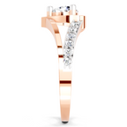 0.67 Ct IGI Certified Heart Diamond Ring