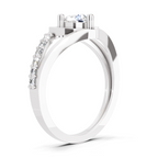 0.67 Ct IGI Certified Heart Diamond Ring