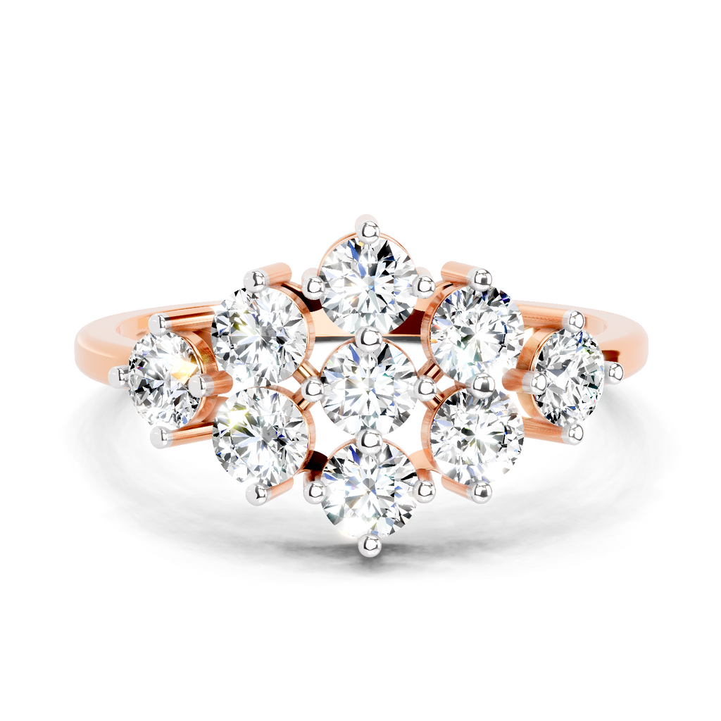 0.67 Ct IGI Certified Heart Diamond Ring