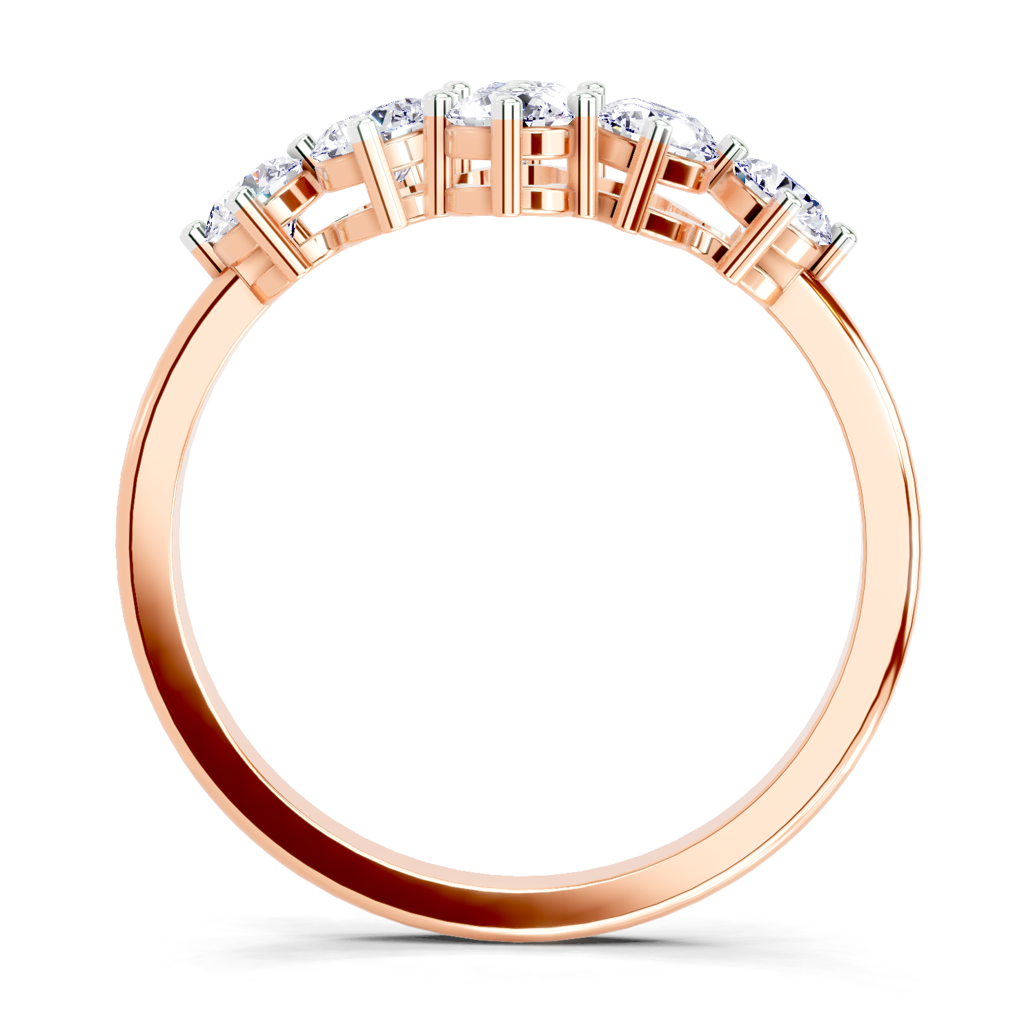 0.77 Carat Cluster Diamond Ring
