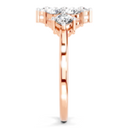 0.77 Carat Cluster Diamond Ring