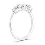 0.77 Carat Cluster Diamond Ring