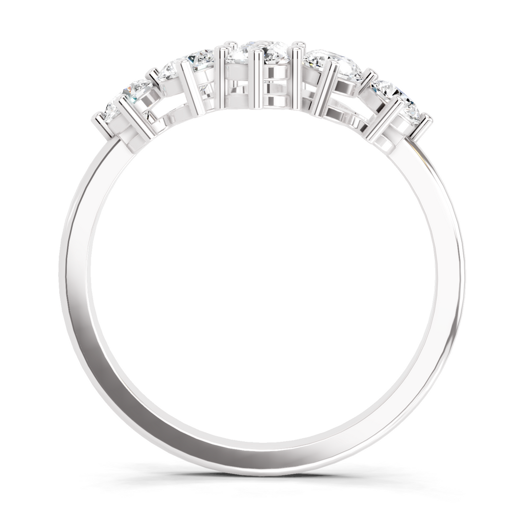 0.77 Carat Cluster Diamond Ring