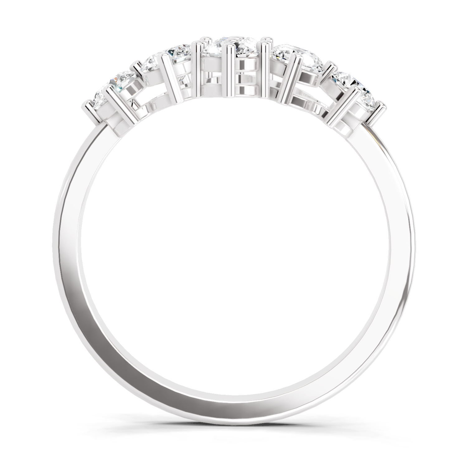 0.77 Carat Cluster Diamond Ring