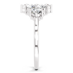 0.77 Carat Cluster Diamond Ring