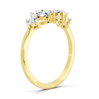 0.77 Carat Cluster Diamond Ring