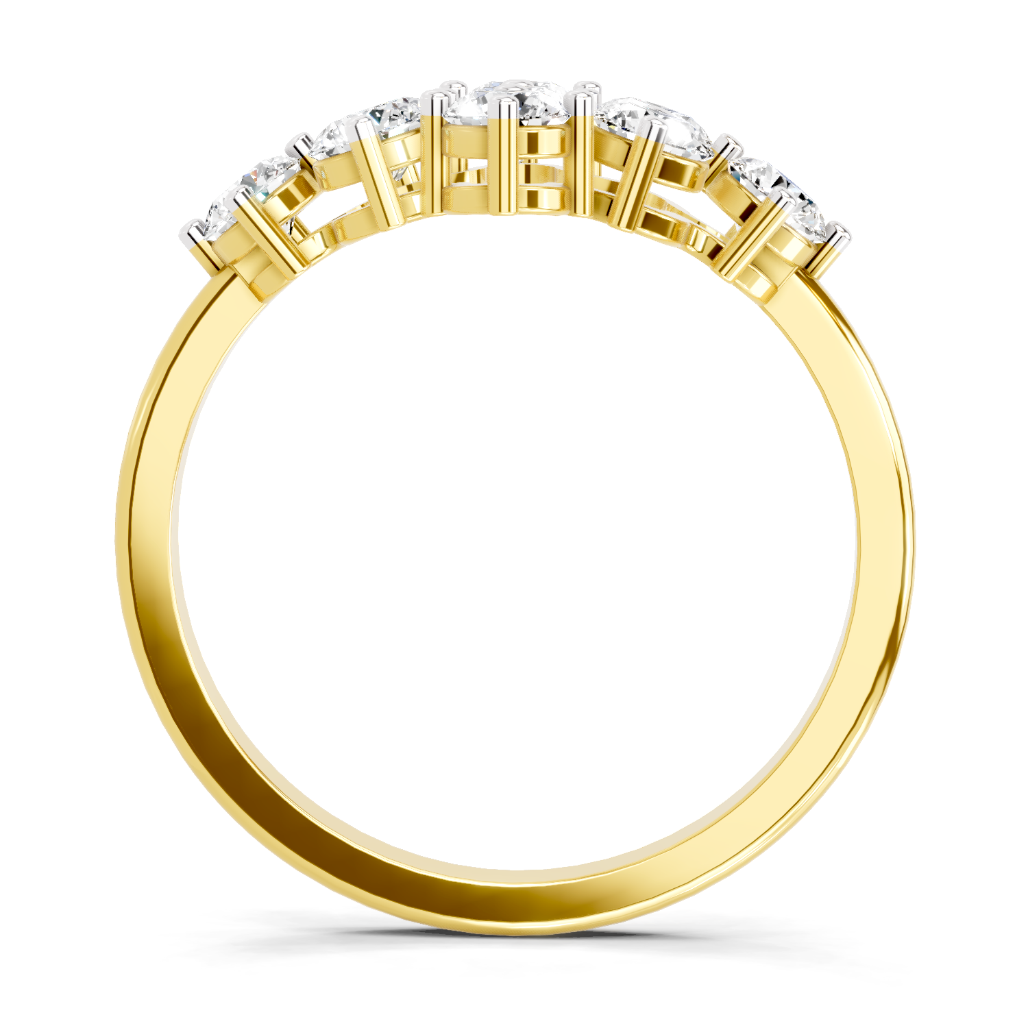 0.77 Carat Cluster Diamond Ring