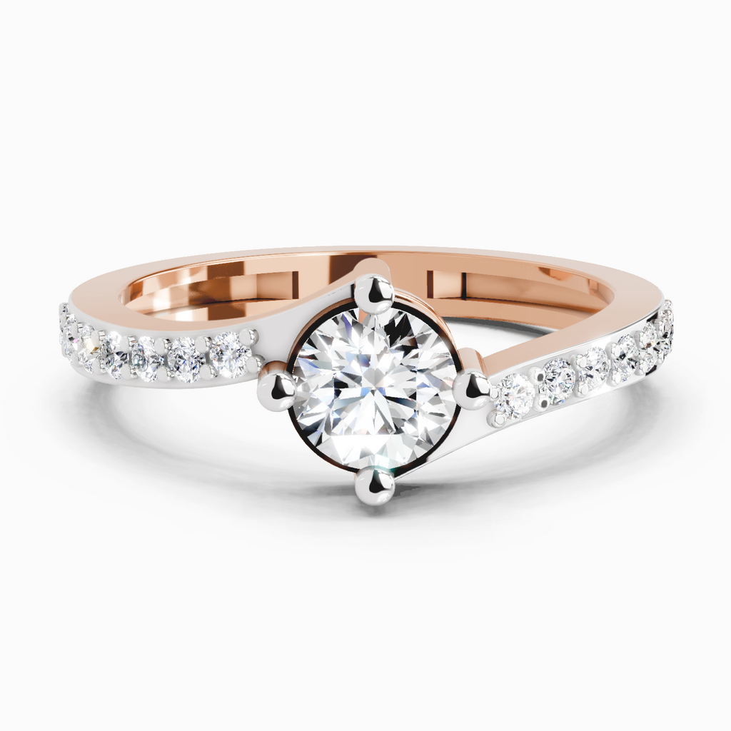 0.76 Carat Diamond Engagement Ring