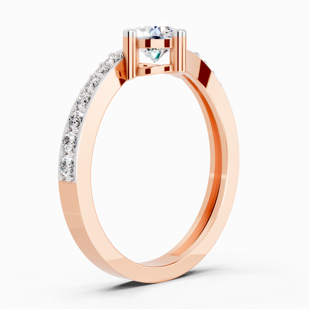 0.76 Carat Diamond Engagement Ring