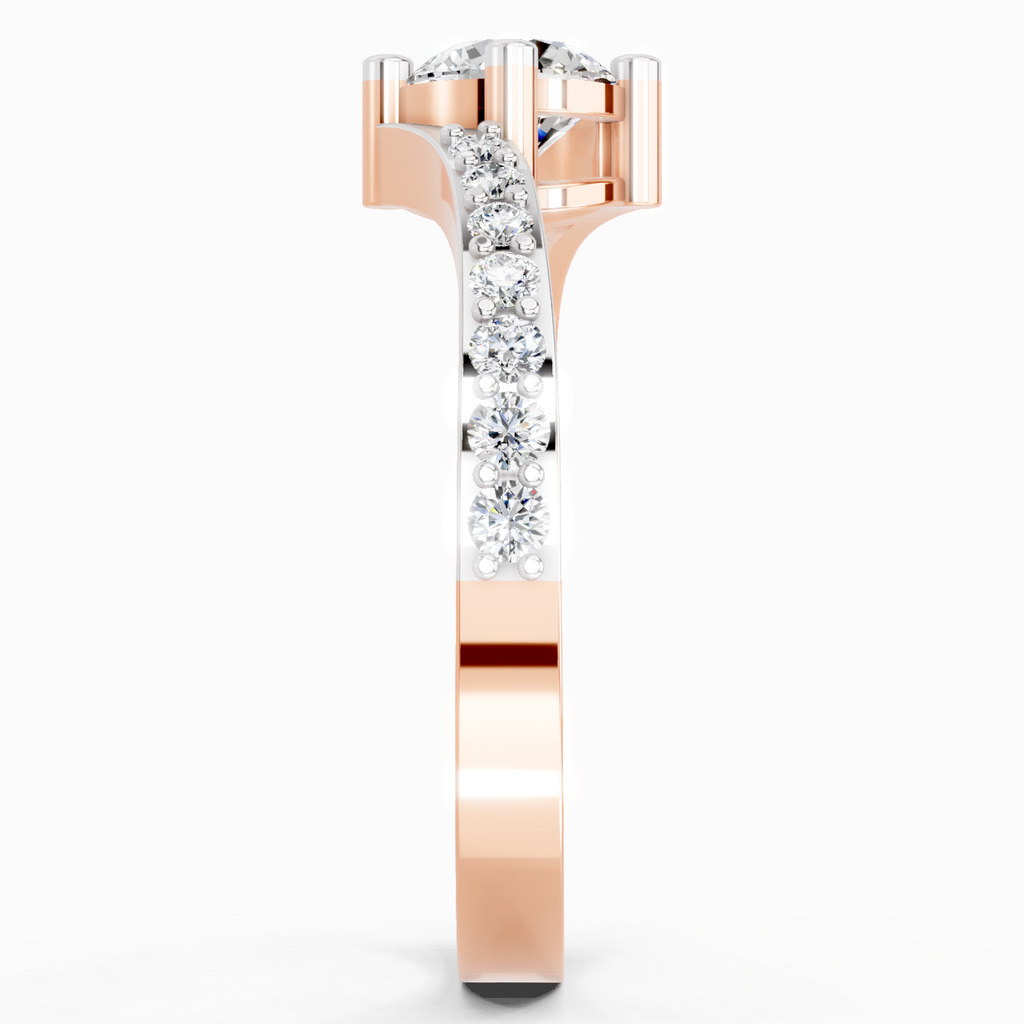 0.76 Carat Diamond Engagement Ring