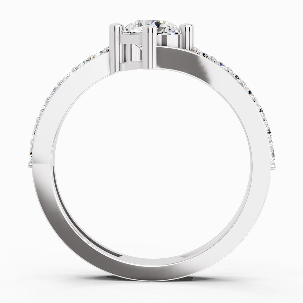 0.76 Carat Diamond Engagement Ring