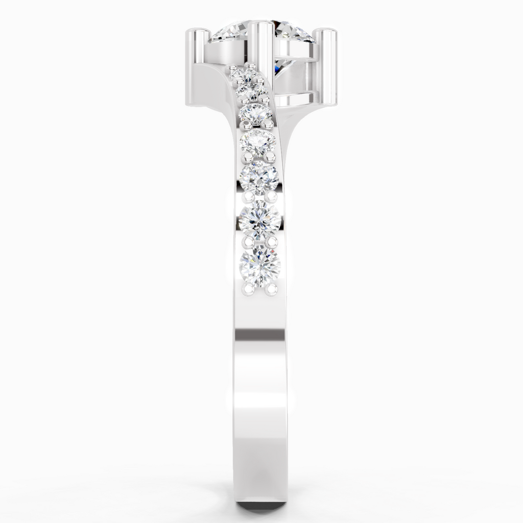 0.76 Carat Diamond Engagement Ring
