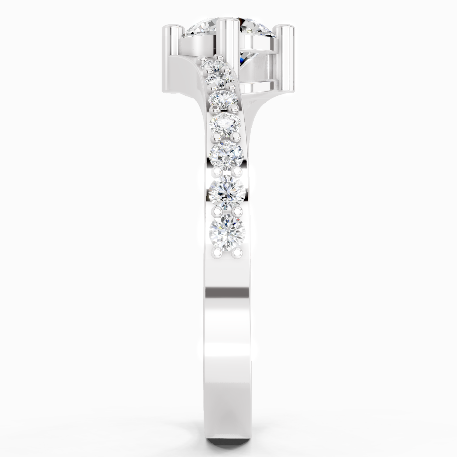 0.76 Carat Diamond Engagement Ring