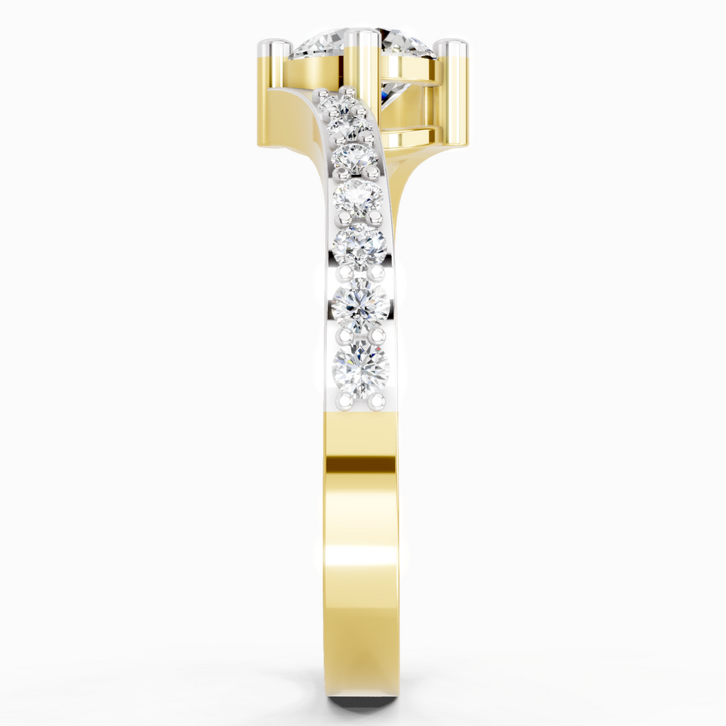 0.76 Carat Diamond Engagement Ring
