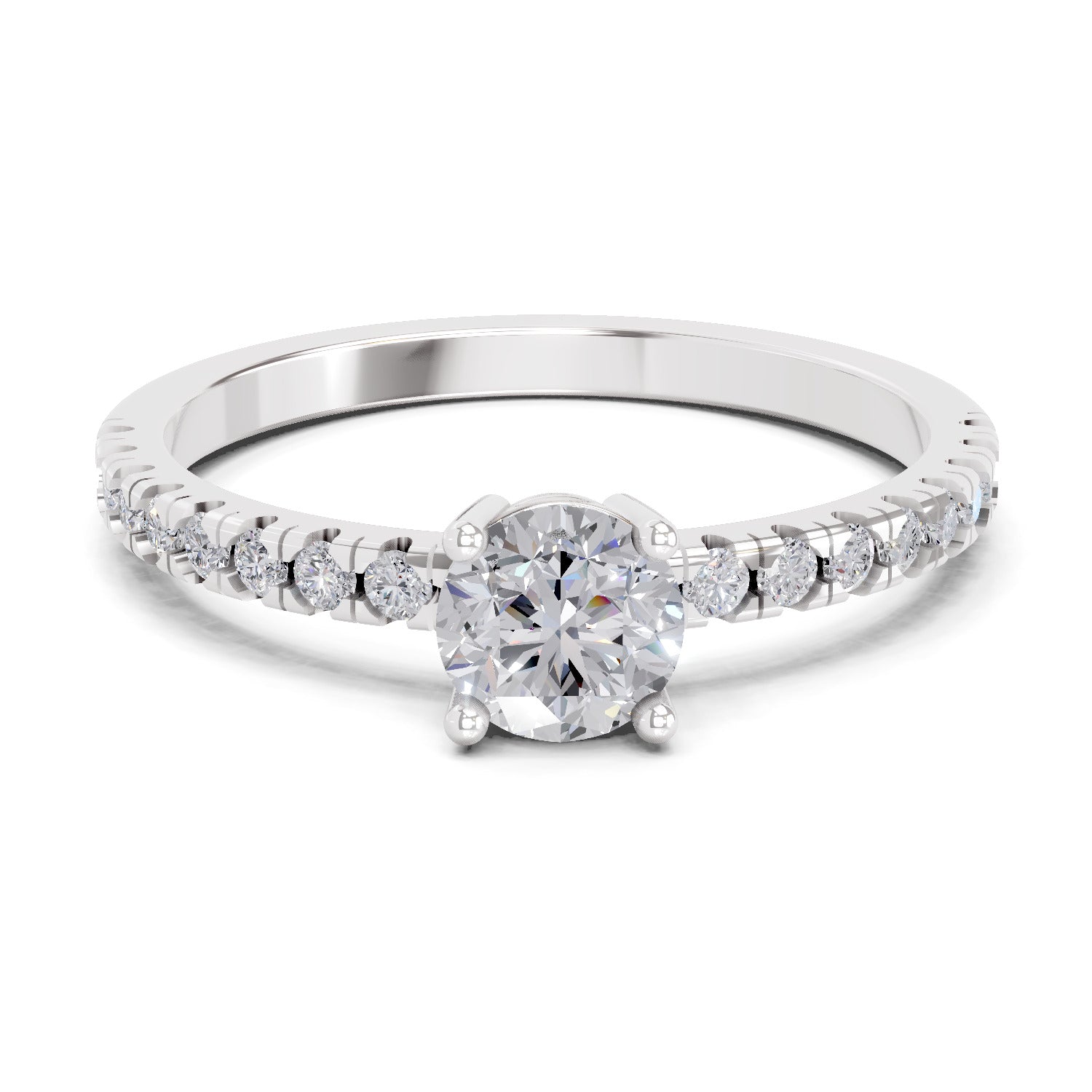 0.67 Carat Solitaire Diamond Ring