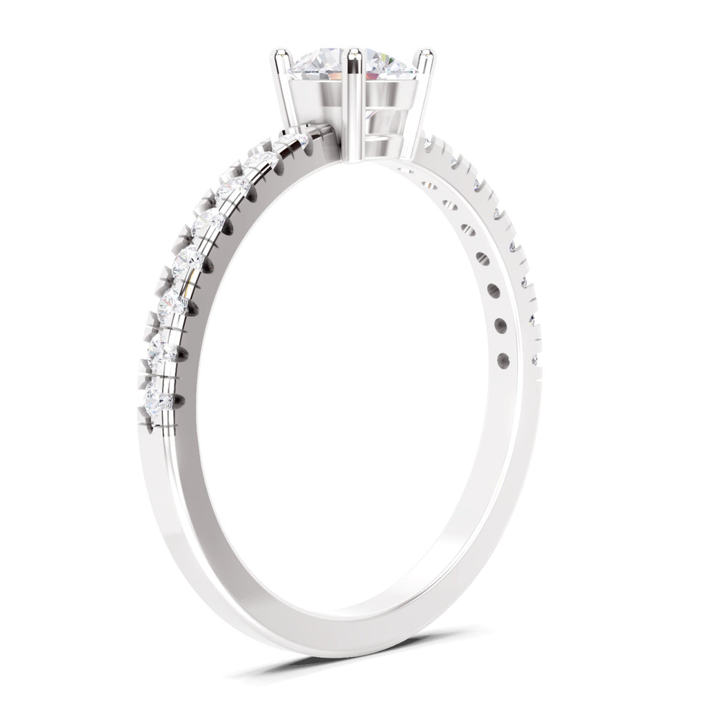 0.67 Carat Solitaire Diamond Ring