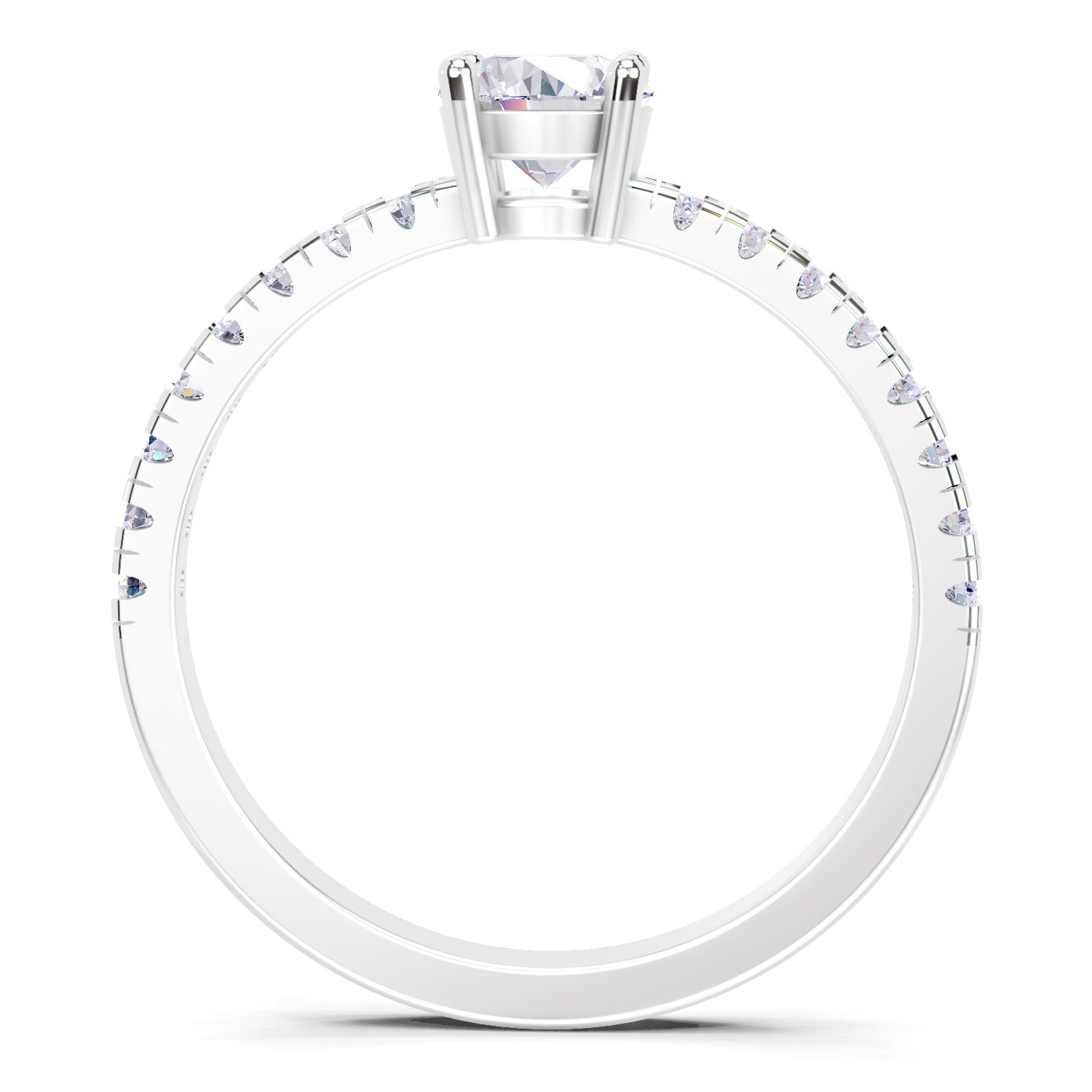 0.67 Carat Solitaire Diamond Ring
