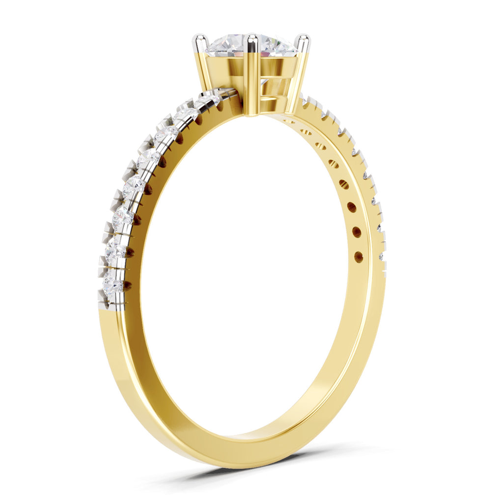 0.67 Carat Solitaire Diamond Ring