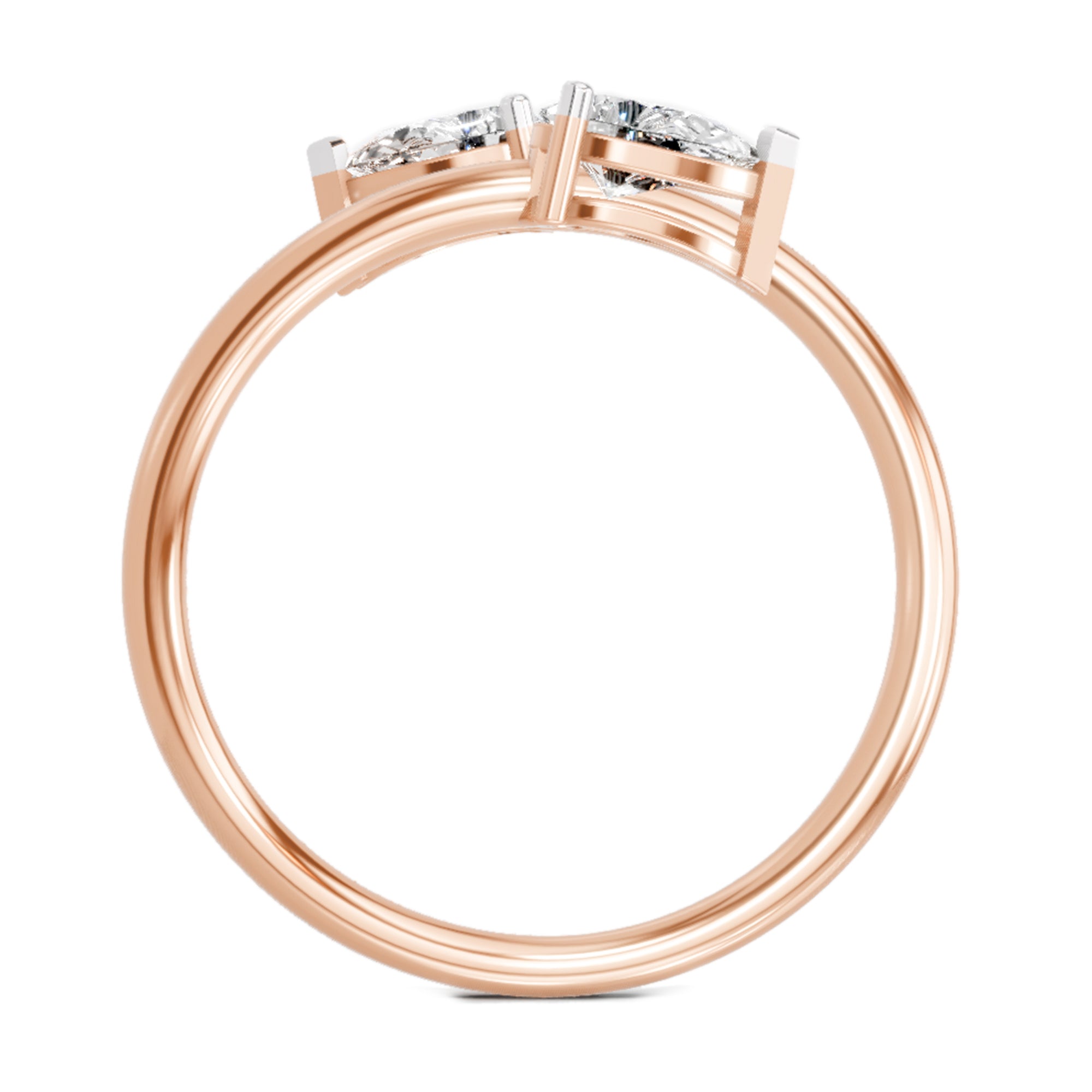 Sparkles Solitaire Ring 0.50 Carat Pear Shape