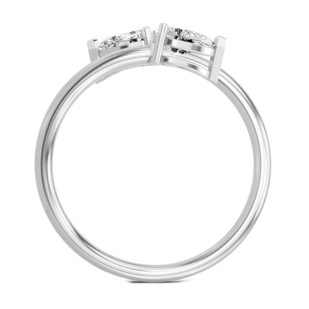 Sparkles Solitaire Ring 0.50 Carat Pear Shape