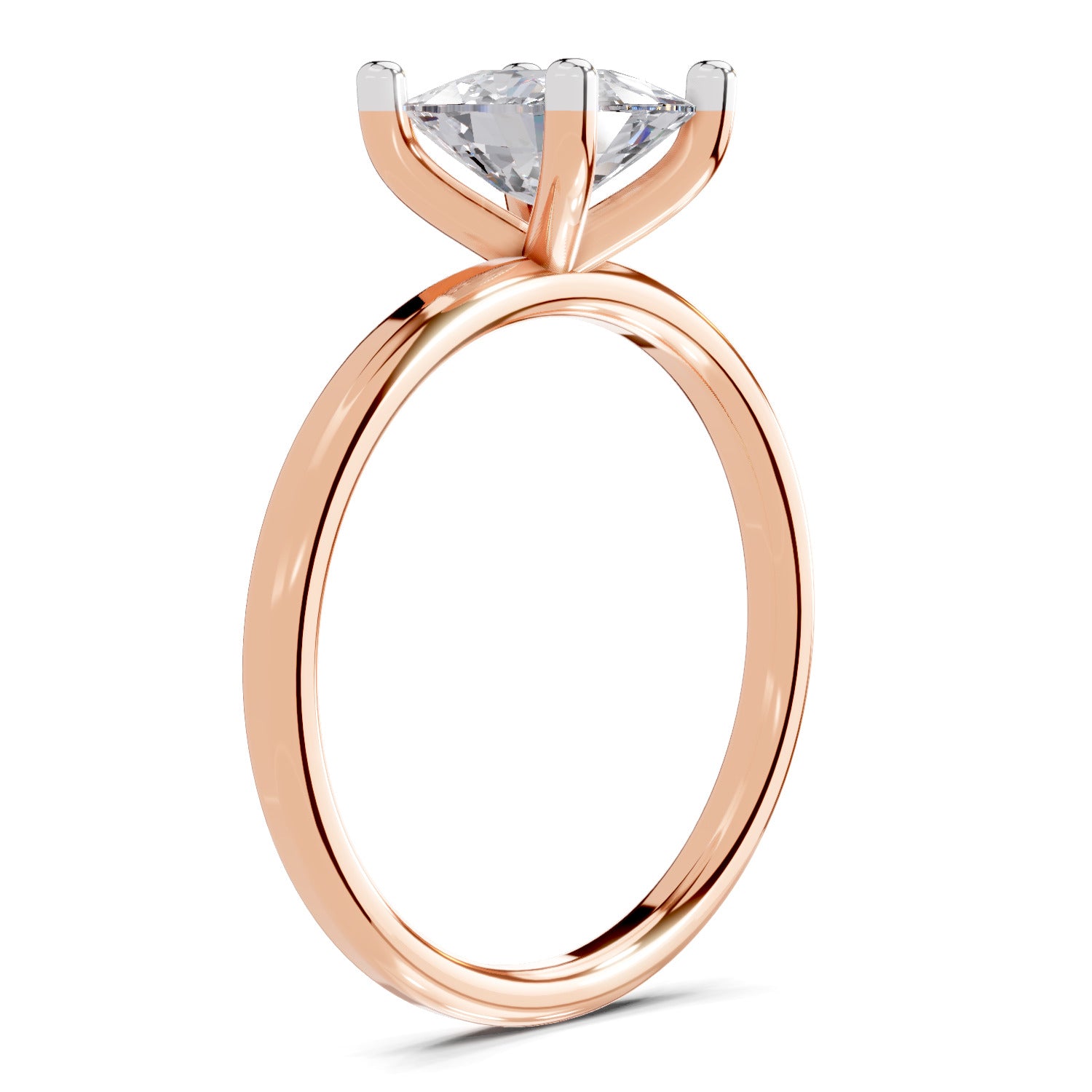 1.38 Carat Cushion Shape Solitaire Diamond Engagement Ring