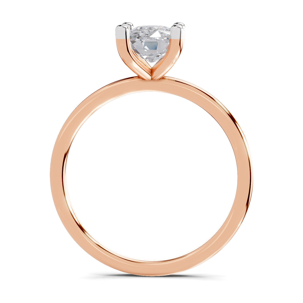 1.38 Carat Cushion Shape Solitaire Diamond Engagement Ring
