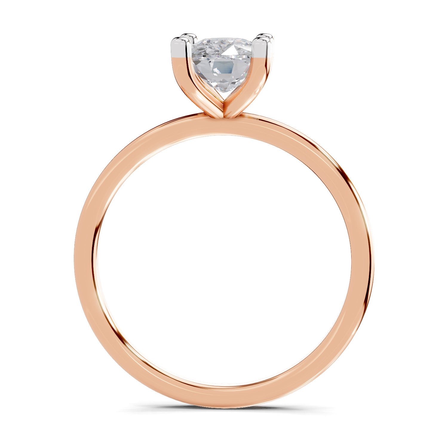 1.38 Carat Cushion Shape Solitaire Diamond Engagement Ring