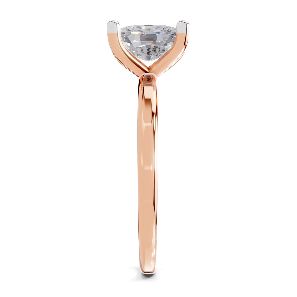 1.38 Carat Cushion Shape Solitaire Diamond Engagement Ring