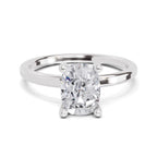 1.38 Carat Cushion Shape Solitaire Diamond Engagement Ring