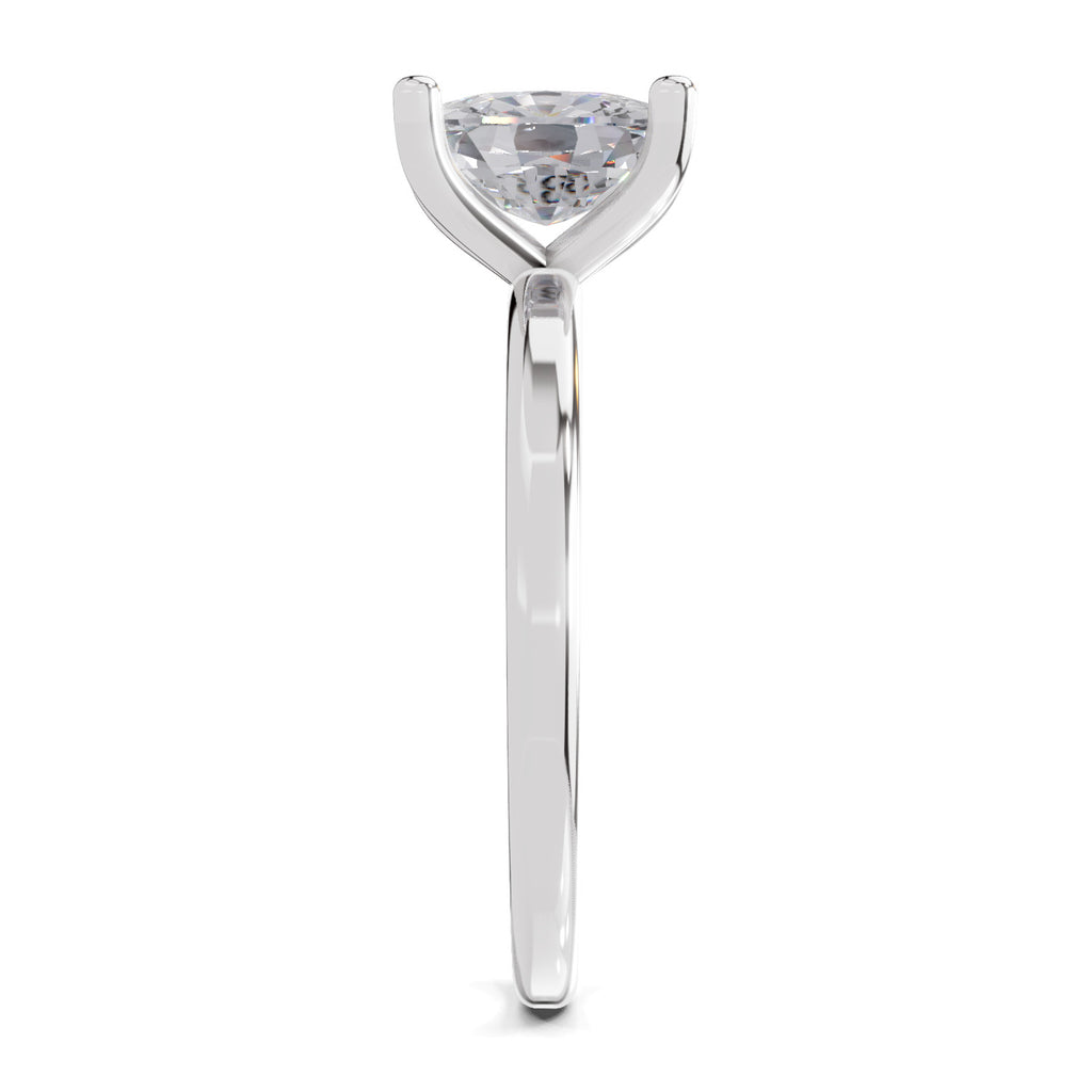 1.38 Carat Cushion Shape Solitaire Diamond Engagement Ring