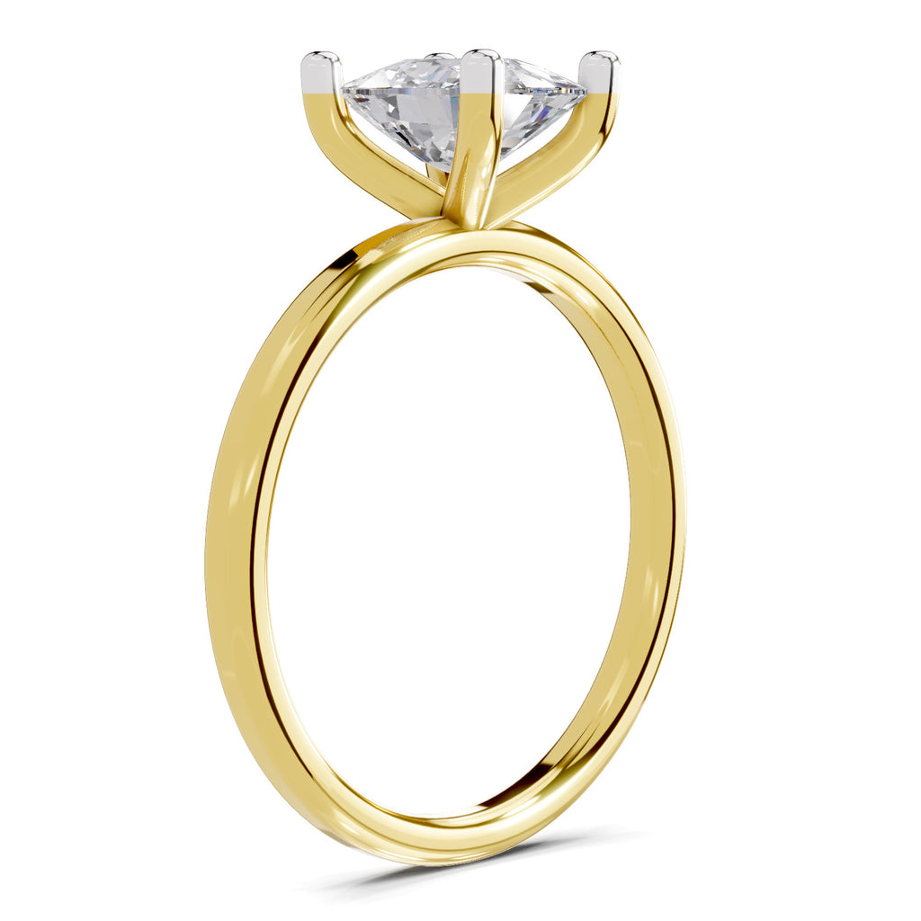 1.38 Carat Cushion Shape Solitaire Diamond Engagement Ring