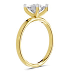 1.38 Carat Cushion Shape Solitaire Diamond Engagement Ring