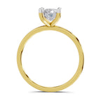 1.38 Carat Cushion Shape Solitaire Diamond Engagement Ring