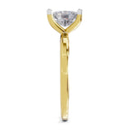 1.38 Carat Cushion Shape Solitaire Diamond Engagement Ring