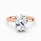 1.38 Carat Cushion Shape Solitaire Diamond Engagement Ring