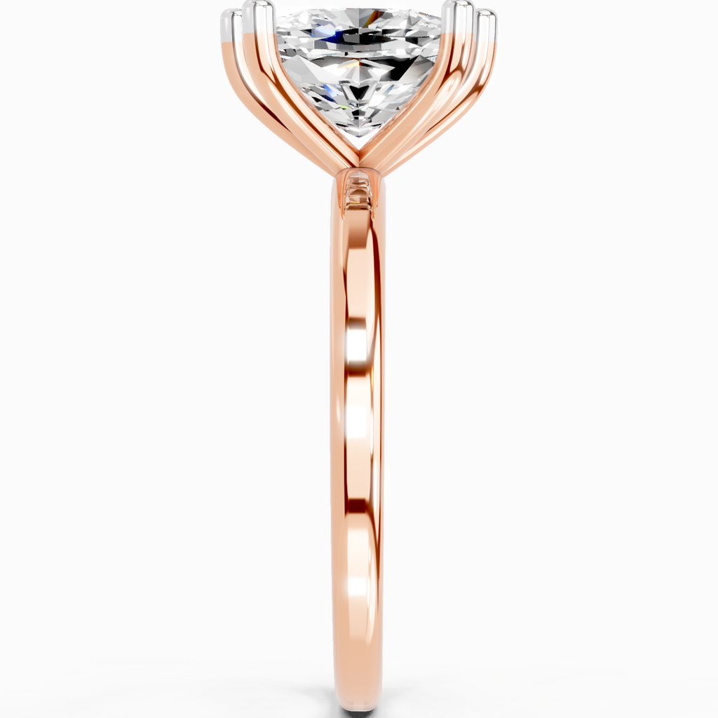 2.06 Carat Cushion Shape Solitaire Diamond Ring