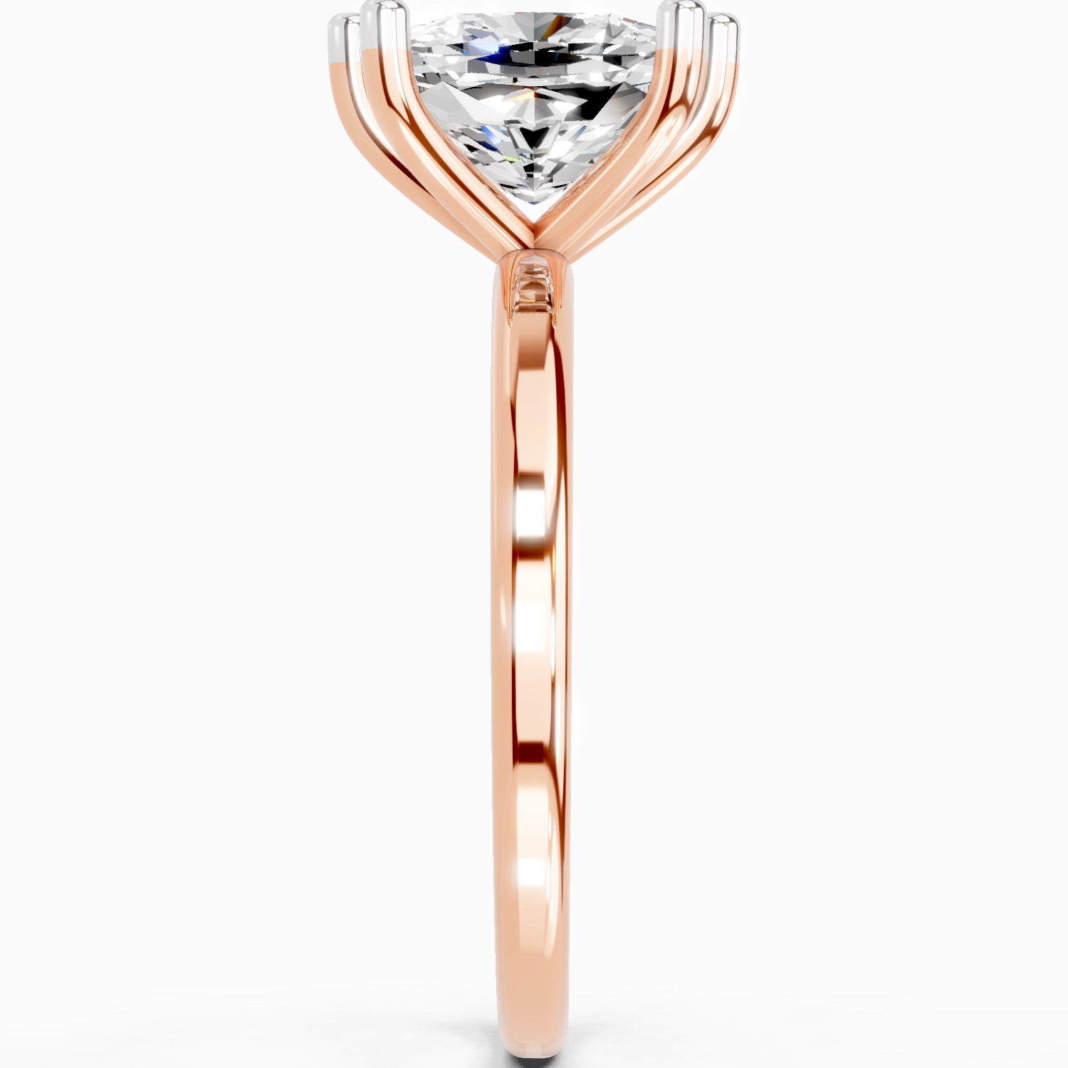 2.06 Carat Cushion Shape Solitaire Diamond Ring