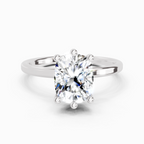 2.06 Carat Cushion Shape Solitaire Diamond Ring