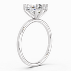 2.06 Carat Cushion Shape Solitaire Diamond Ring