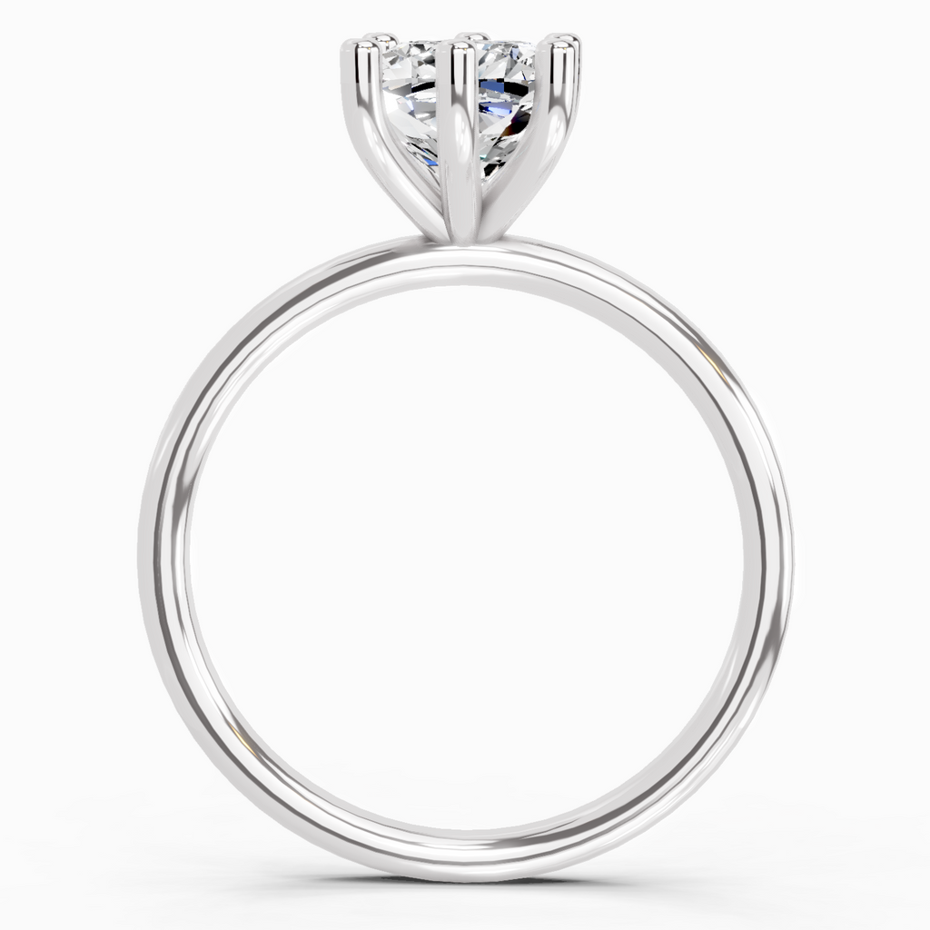2.06 Carat Cushion Shape Solitaire Diamond Ring