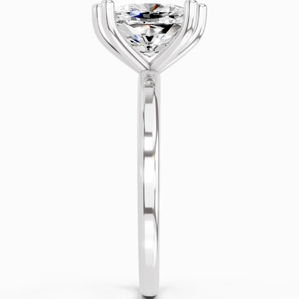 2.06 Carat Cushion Shape Solitaire Diamond Ring