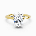 2.06 Carat Cushion Shape Solitaire Diamond Ring