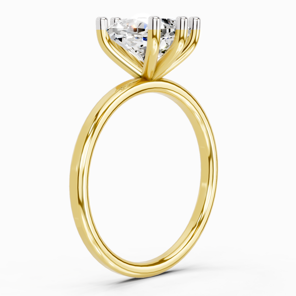 2.06 Carat Cushion Shape Solitaire Diamond Ring