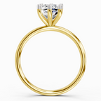 2.06 Carat Cushion Shape Solitaire Diamond Ring