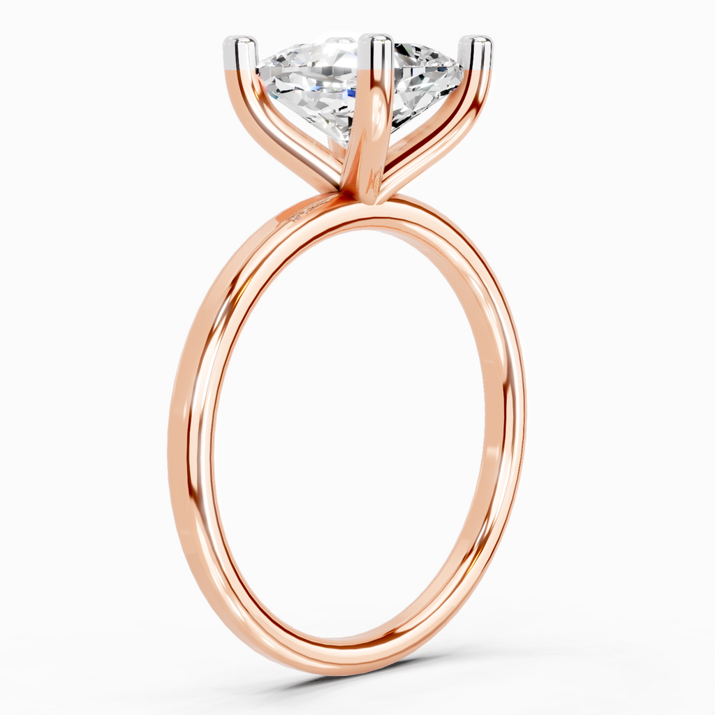 2.13 Carat Cushion Shape Solitaire Diamond Ring