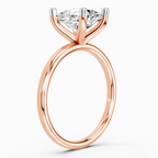 2.13 Carat Cushion Shape Solitaire Diamond Ring