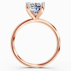 2.13 Carat Cushion Shape Solitaire Diamond Ring