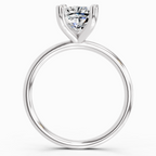 2.13 Carat Cushion Shape Solitaire Diamond Ring