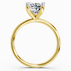 2.13 Carat Cushion Shape Solitaire Diamond Ring